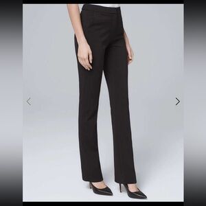 White House Black Market-The Essential Slim black full length pants- size 10R
